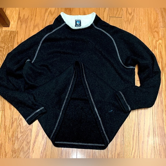 Vtg Men’s XL KUHL Alfpaca Fleece Lightweight Packable Stovepipe Rollneck Sweater - Picture 6 of 14